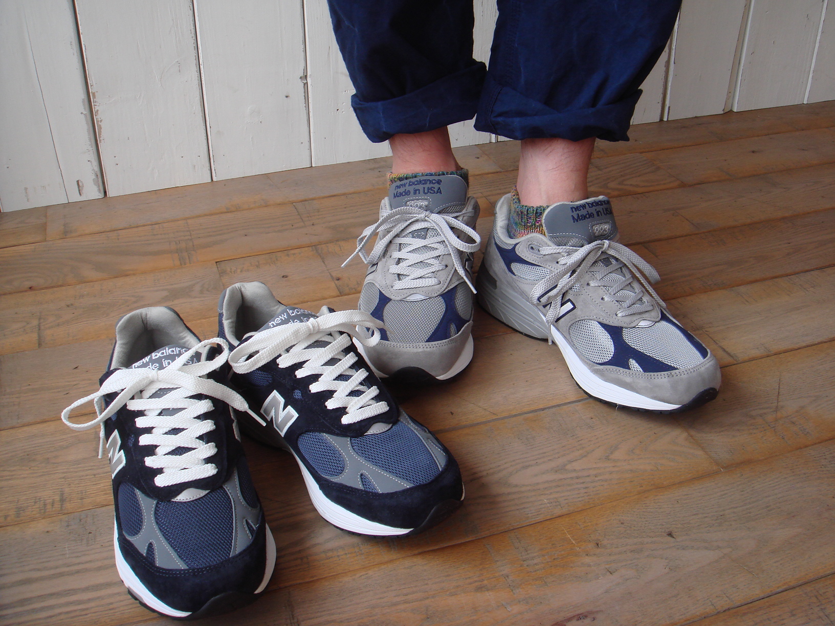 ファッションNEW BALANCE ニューバランス993 ネイビー