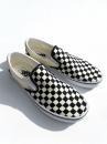 Classic Slip-On (Black & White Chckerboard/White)