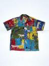 【40% OFF】 Camp Shirt (Animal Print Patchwork)
