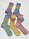 Low Gauge Pastel Rib Socks