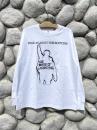 【THRIFTY LOOK 】 "PATR" LS TEE (White)