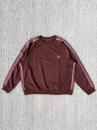 Track Crew Neck Shirt (Poly Smooth) "Brown"