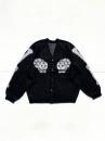 【THRIFTY LOOK 】 Raglan Sleeve Souvenir Cardigan