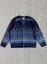 【TOWNCRAFT】 Vintage Mohair Cardigan (Cross Blue)