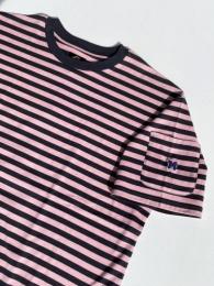 S/S Crew Neck Tee (Cotton Stripe Jersey)