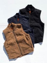 【CornerStone】 Washed Duck Cloth Vest