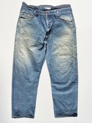 Natural/商品詳細 USA Levi's 501 Wide Tapered Pants (Blue)