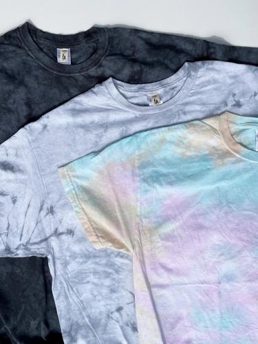 【HERMOSA Tie Dye】　S/S T-Shirt w/ Drawstring