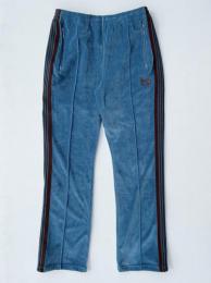 Narrow Track Pant (C/Pe Velour) "Blue Grey"