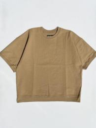 【monitaly】　French Terry Cropped S/S Sweat Shirt