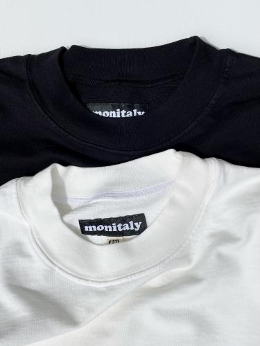 MONITALY/モニタリー French Terry Cropped Short Sleeve/フレンチ