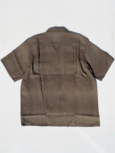 S/S Classic Shirt (R/N Wave Stripe) "Brown"