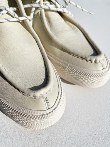 CS MOCCASINS SK LE OX  (Off White)