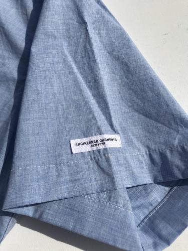 Half Zip Shirt (Melange Cotton Sheeting)
