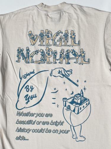 【VIRGIL NORMAL】 S/S Cotton T-Shirt (SHAPED BY YOU)