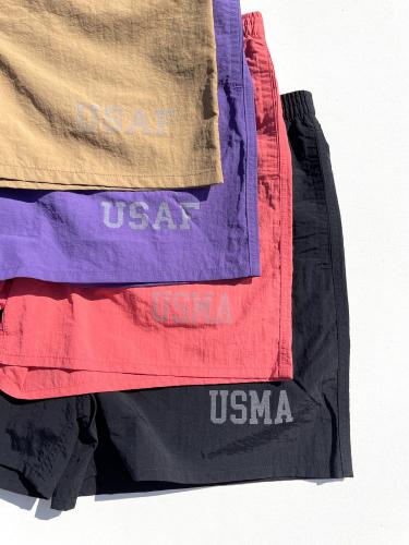 【MADE IN STANDARD】 USAF & USMA 5INCH BAGGY SHORTS