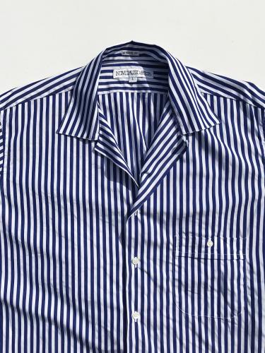 NAT-U-RAL別注 Camp Collar S/S Shirt　(Stripe)