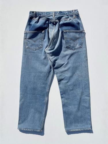 USA Levi's 501 Wide Tapered Pants (Blue)"M-2"