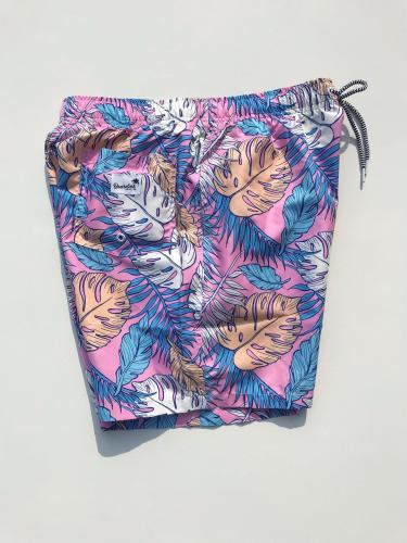 Swim Shorts (Palmtopia Pink)