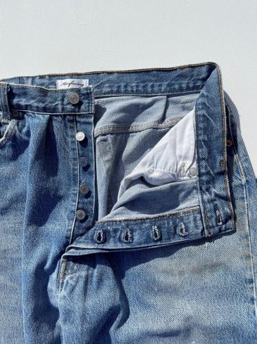 USA Levi's 501 Wide Tapered Pants (Blue)"L-2"