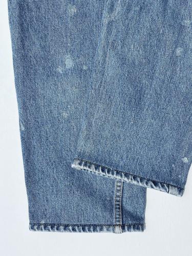USA Levi's 505 Wide Tapered Pants (Blue)"L-6"