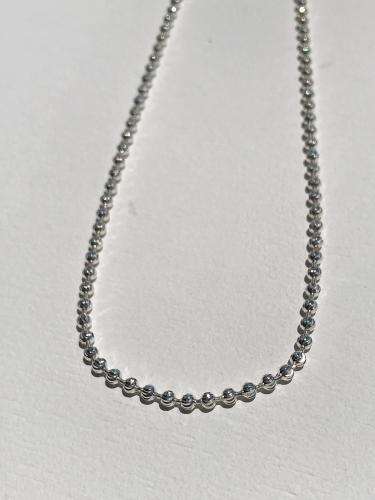 Facet Ball Chain Necklace (50cm)