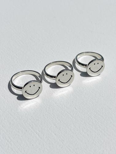 Ring (925 Silver) "Smile"