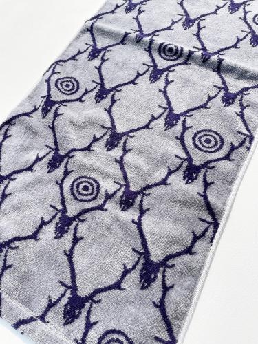 Face Towel (Cotton Pile Jq. / Skull&Target)