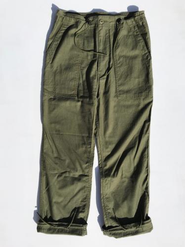 【 30% OFF】　String Fatigue Pant (Back Sateen)