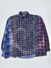 Flannel Shirt ⇒ 7 Cuts Wide Shirt (Tie Dye) "G"