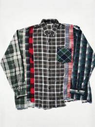 Flannel Shirt ⇒ 7 Cuts Wide Shirt "C"