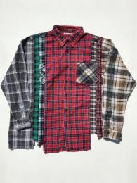 Flannel Shirt ⇒ 7 Cuts Wide Shirt "E"