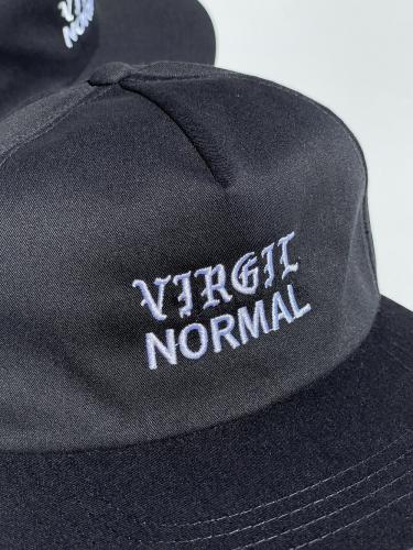 【VIRGIL NORMAL】 LOGO 5 PANEL HAT (Black)