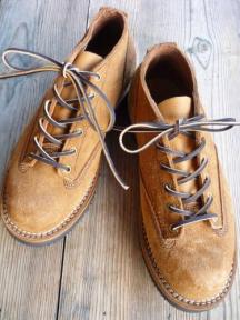 Lace To Toe Oxford  (Vintage Tan Suede)