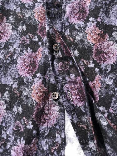 【 30% OFF】　Short Collar Shirt (Floral Print)