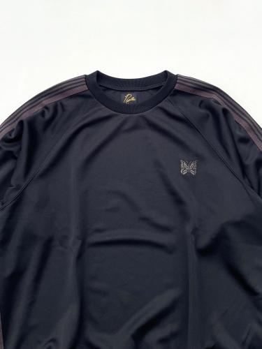 Track Crew Neck Shirt (Poly Smooth) "Black"