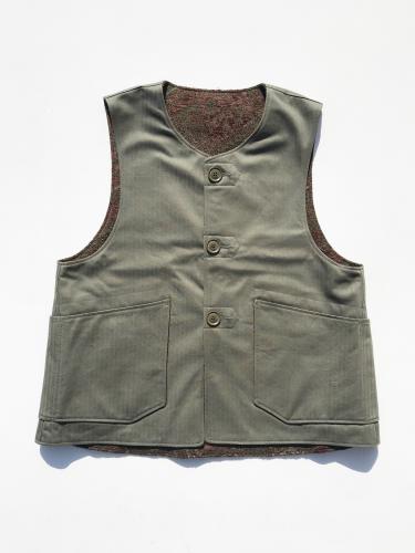 Natural/商品詳細 【 30% OFF】 Over Vest (HB Twill) 