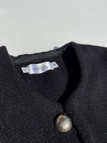 【TRUJILLO'S】 Relaxed Chimayo Vest (Black)