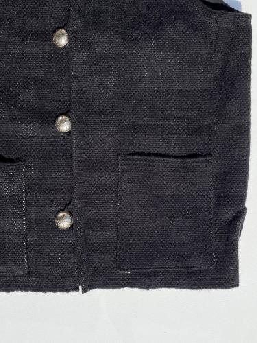 【TRUJILLO'S】 Relaxed Chimayo Vest (Black)