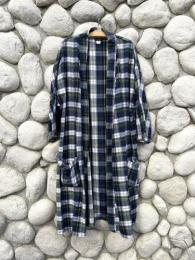 【KRAZY KLOTHES】 Flannel Robe (Camp Bell)