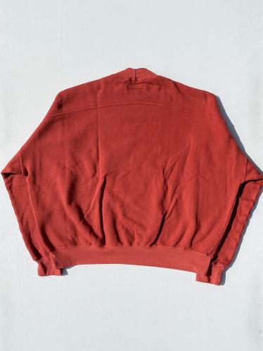 Super Russell Mock Neck Sweatshirt "Burnt Orange"