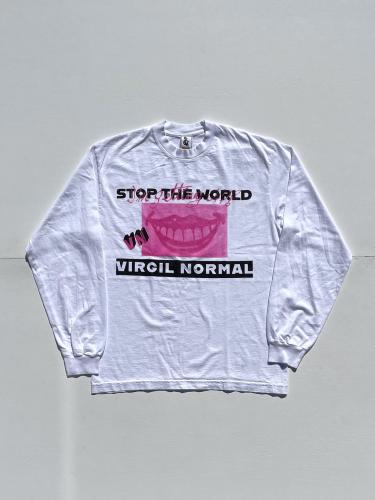 【VIRGIL NORMAL】 Stop The World LS Tee