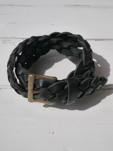 ANGLO / 4 PLY BRAIDED BELT　(Black)