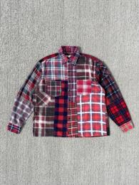 Flannel Shirt → Straight Hem Shirt "M-A"