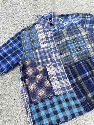Flannel Shirt → Straight Hem Shirt "M-C"