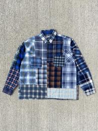 Flannel Shirt → Straight Hem Shirt "L-B"