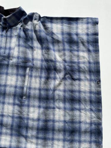 【 30% OFF】　TL Poncho (Cotton Shadow Plaid Flannel)