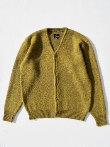 Mohair Cardigan (Solid) "Olive"