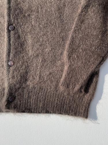 Mohair Cardigan (Solid) "Charcoal"