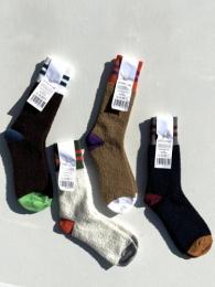 【SHOWATABÉ】 Alpaca Boucle Socks (Stripes)
